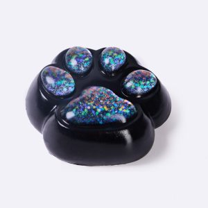 Jumbo Black-bling Paw Taba Squishy