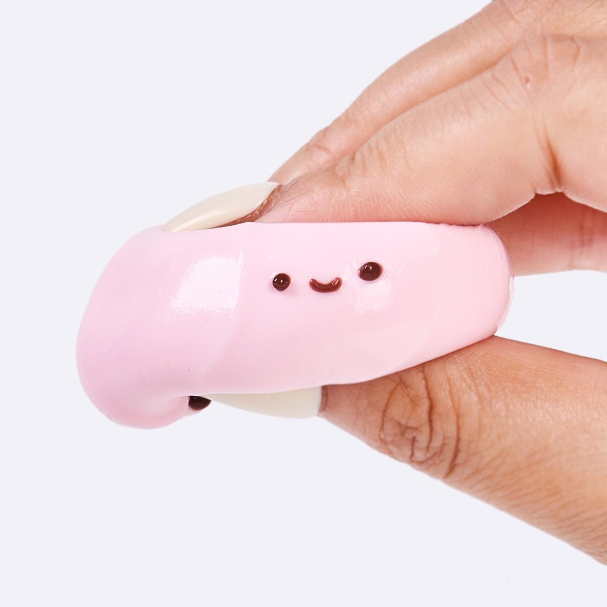 Pink Cute Banana Taba Squishy - Water Like - Image 3