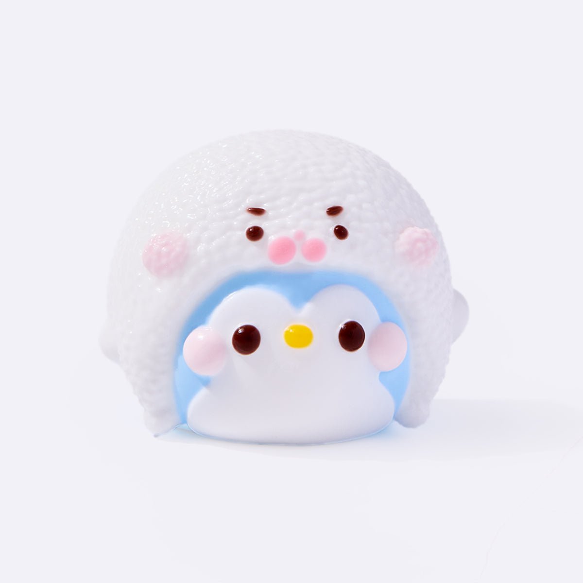 Cute Penguin with Piglet Hat