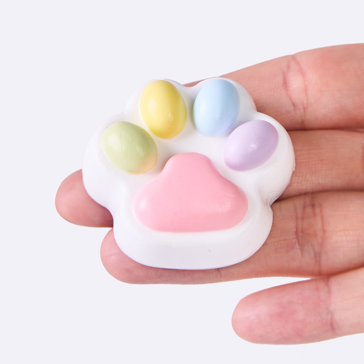 45g White-colorful Paw Taba Squishy - Image 3