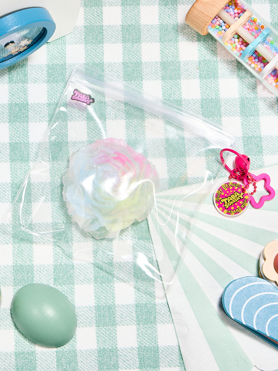 Transparent-colorful Peony Flower Taba Squishy - Image 5