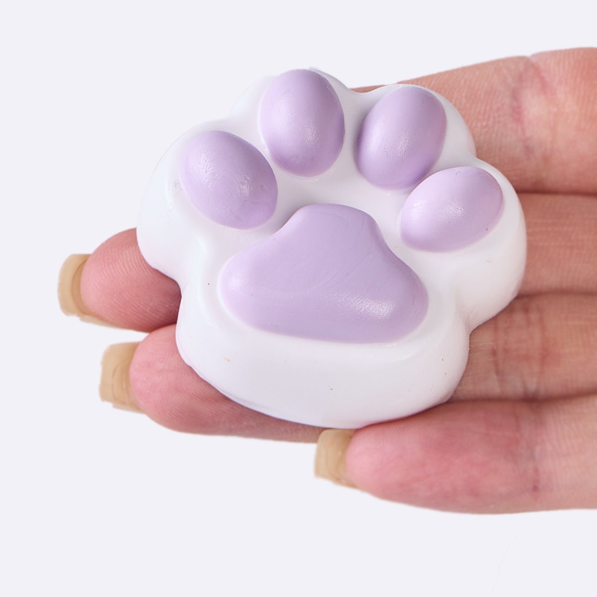45g White-purple Paw Taba Squishy - Image 3