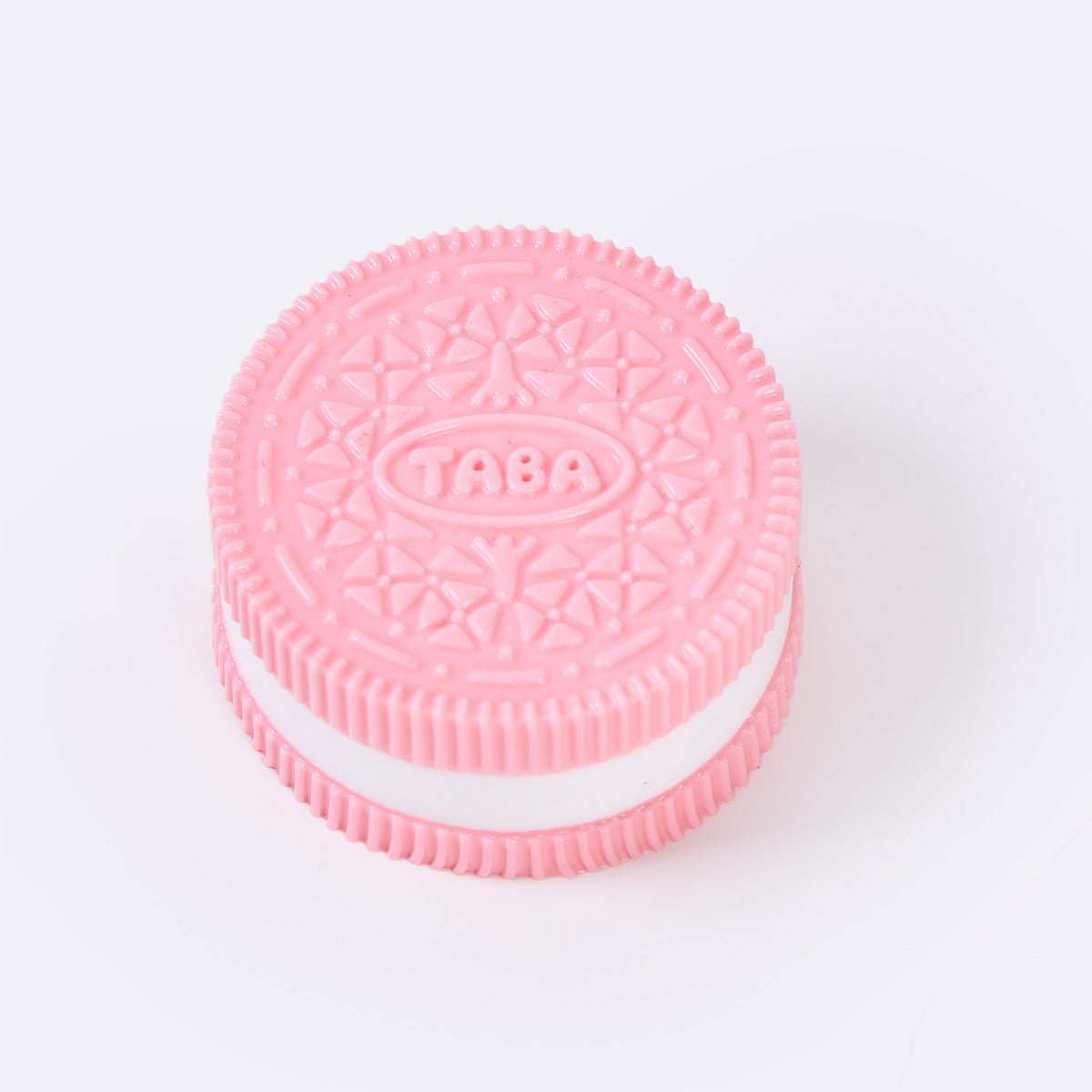 60g Pink-white Sandwich Cookie Taba Squishy