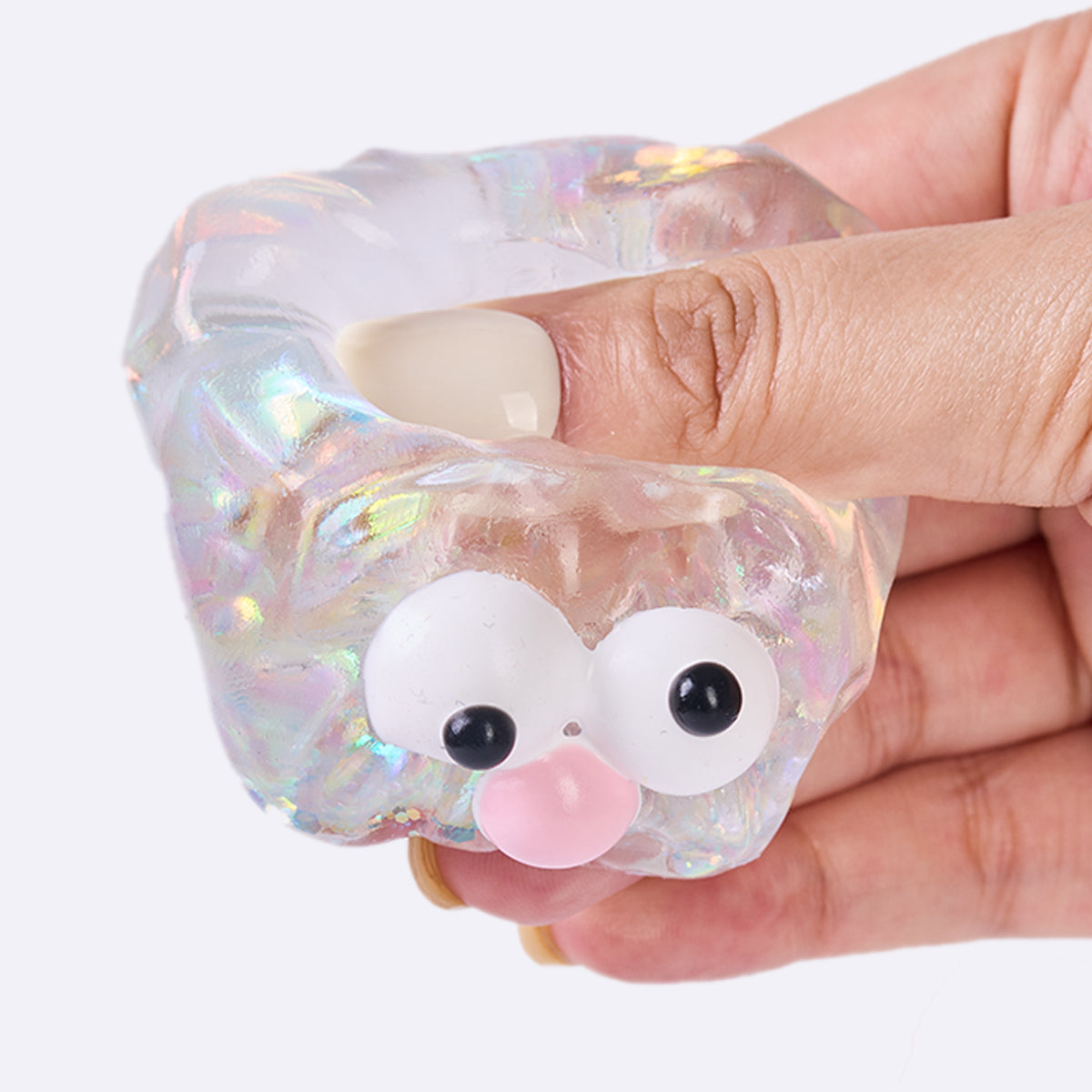 Funny Transparent-colorful Ice Cube Taba Squishy - Image 4