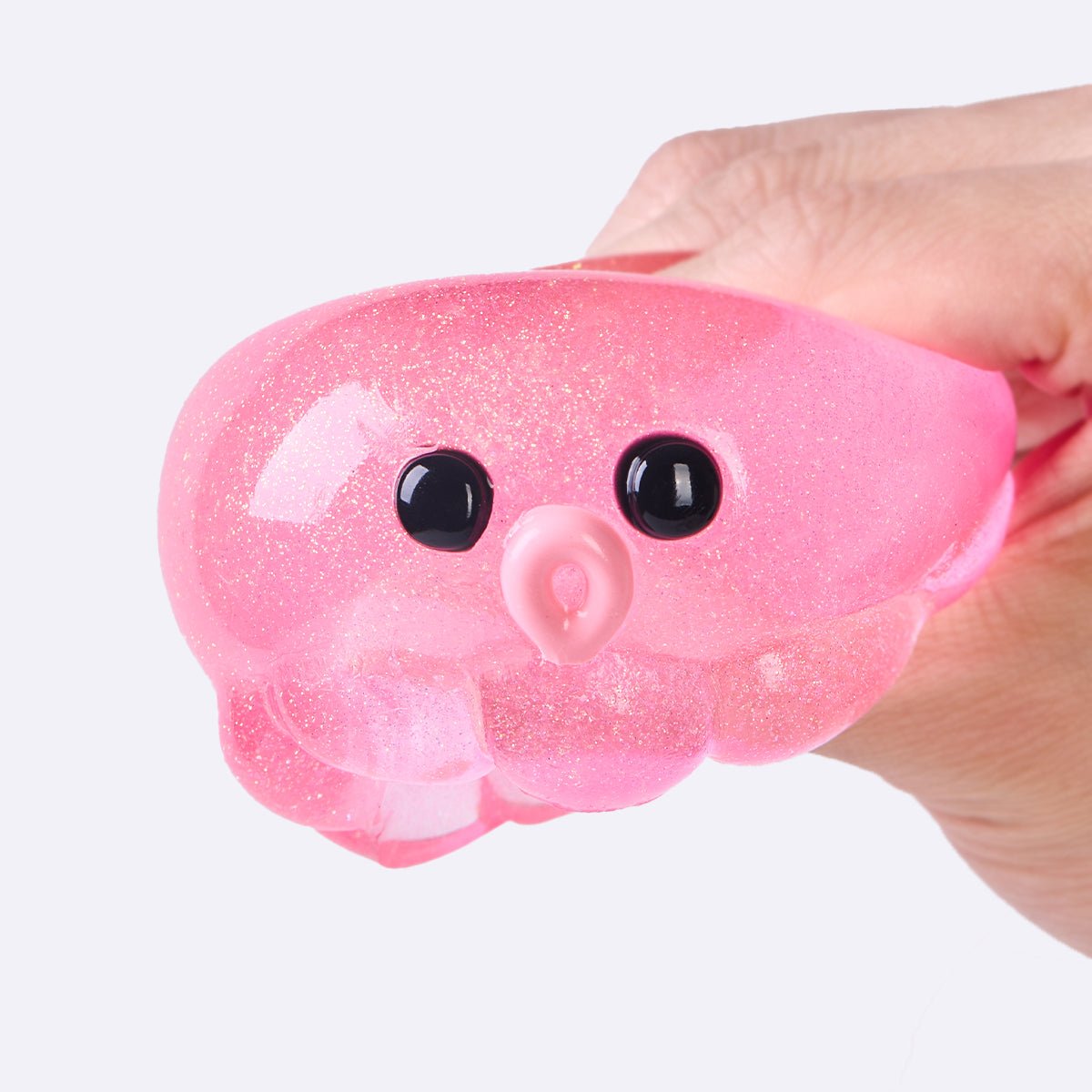 Glitter Pink Octopus Taba Squishy - Image 3