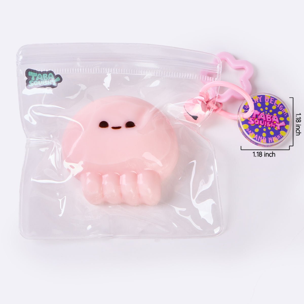 Pink Jellyfish Taba Squishy - Image 6