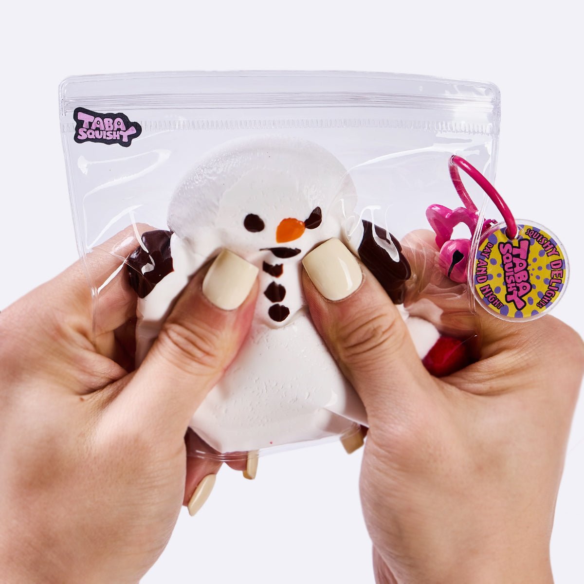 Smiling Snowman Taba Squishy - Image 6