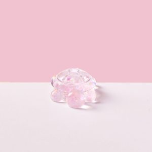 Blingbling Pink Cute Turtle Taba Squishy