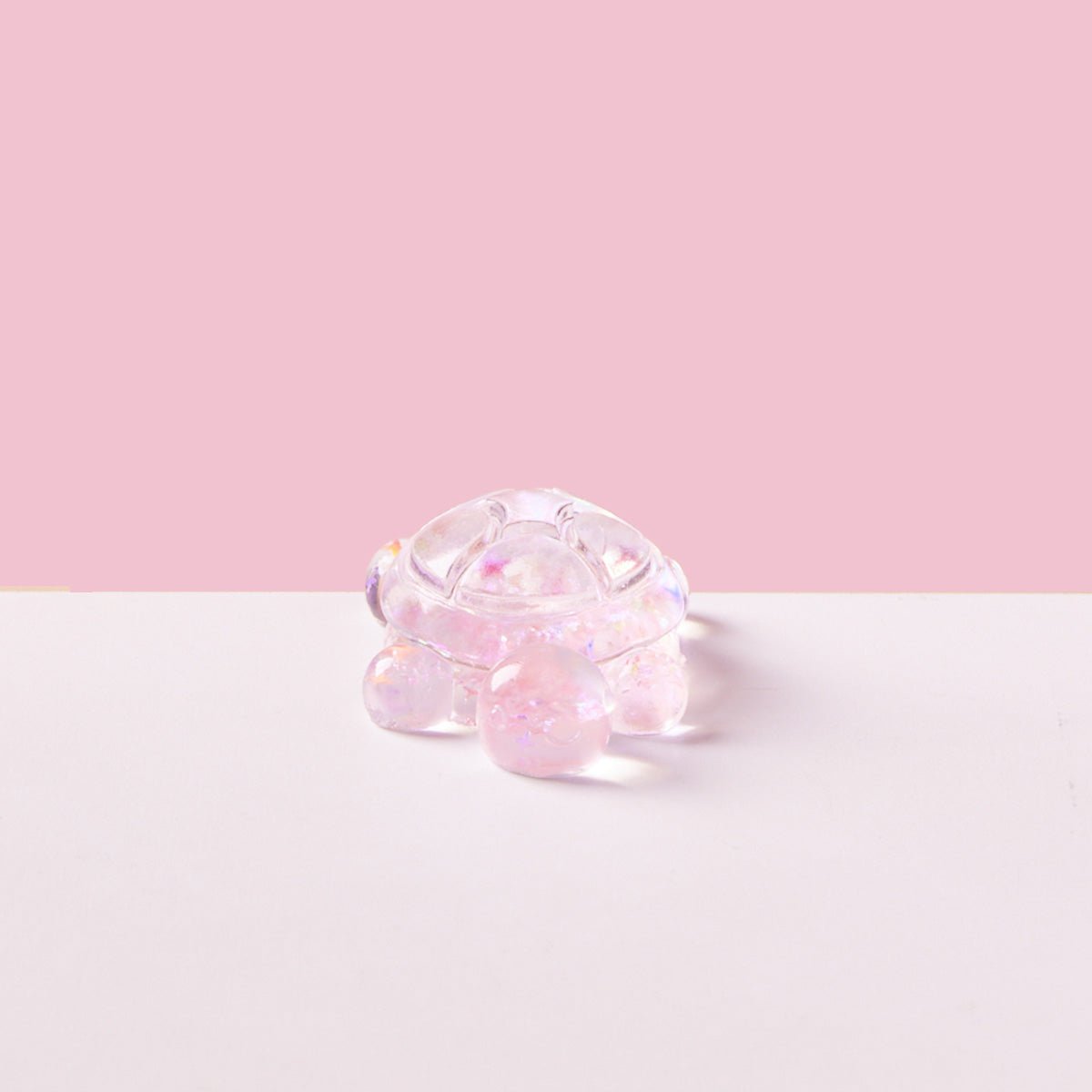 Blingbling Pink Cute Turtle Taba Squishy