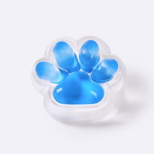 Nested Crystal-blue Paw Taba Squishy