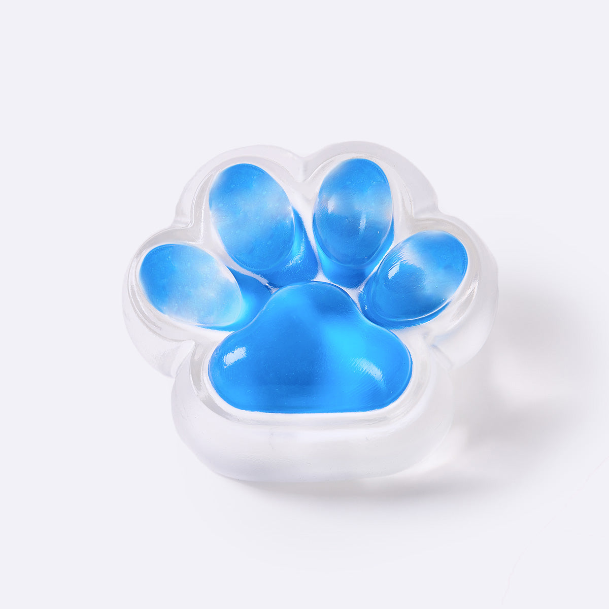 Nested Crystal-blue Paw Taba Squishy