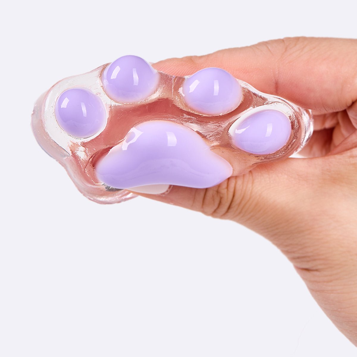 62g Transparent-purple Paw Taba Squishy - Image 2