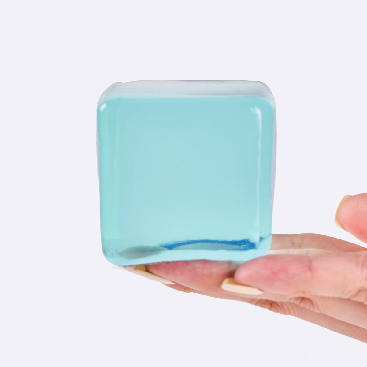 Crystal-blue Ice Cube Taba Squishy - Image 4