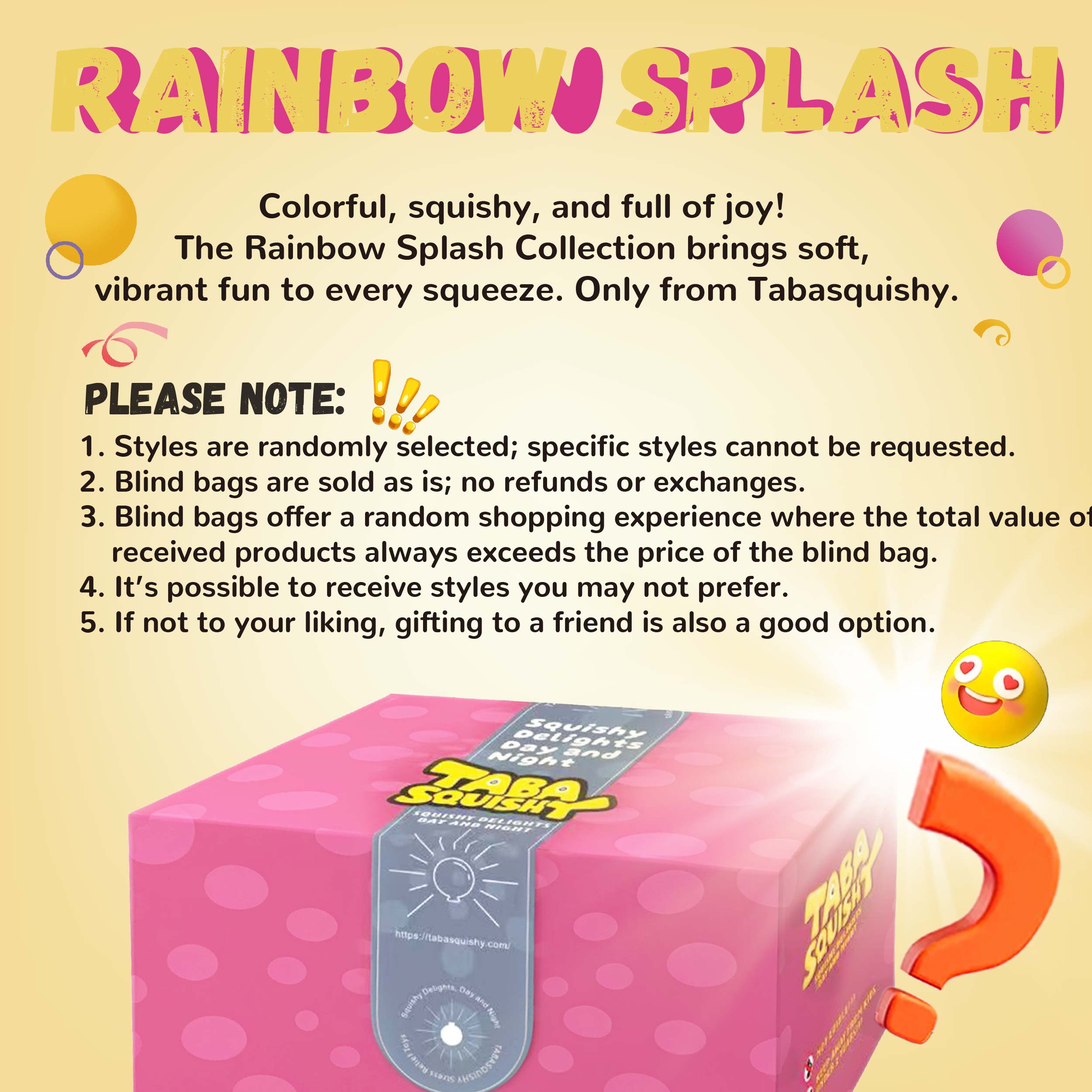 Colorful Series Blind Bag Taba Squishy - Image 2