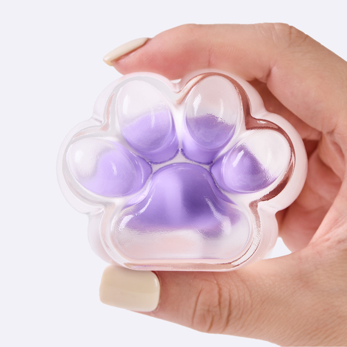 Nested Crystal-purple Paw Taba Squishy - Image 4