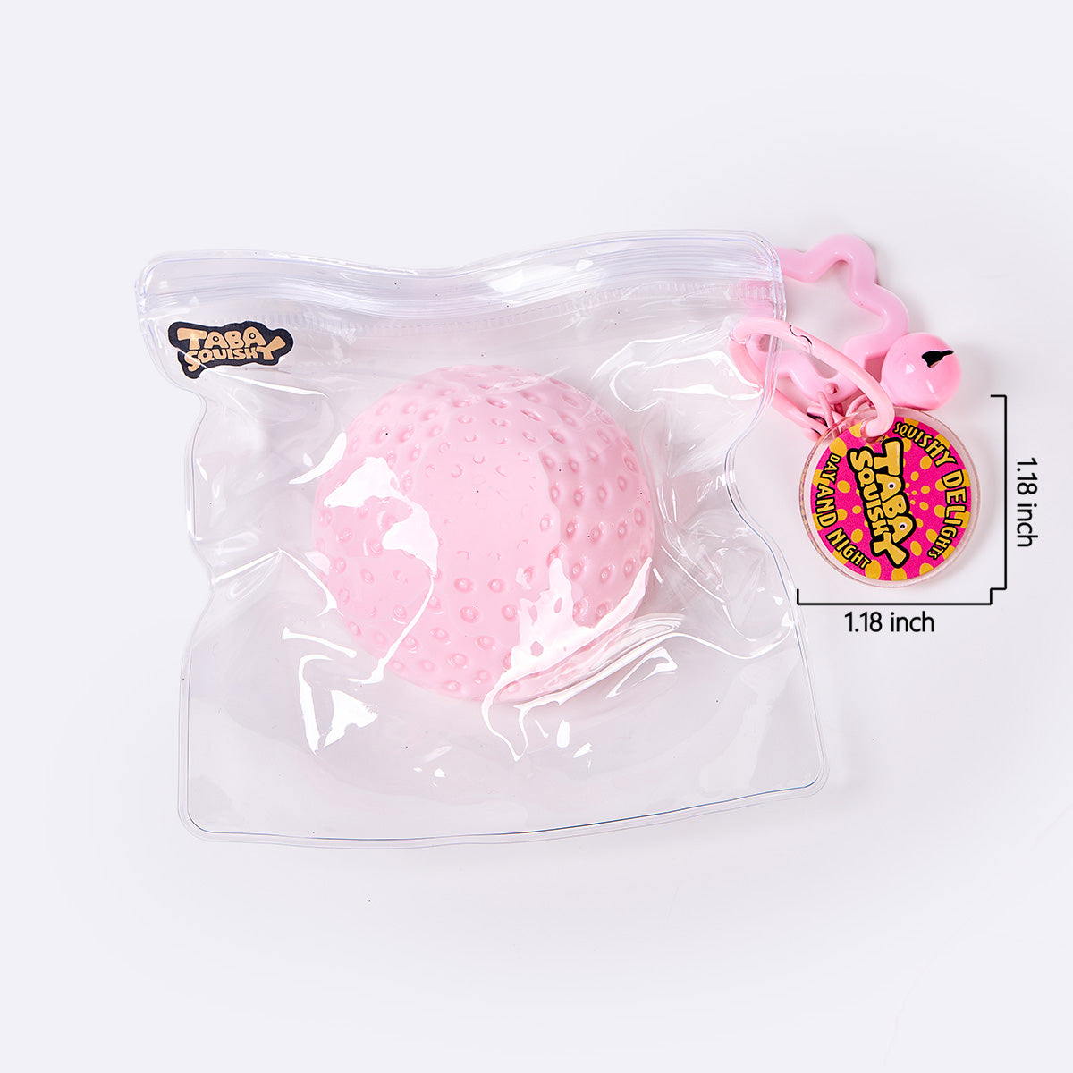 Pink Strawberry Taba Squishy - Water Like - Image 6