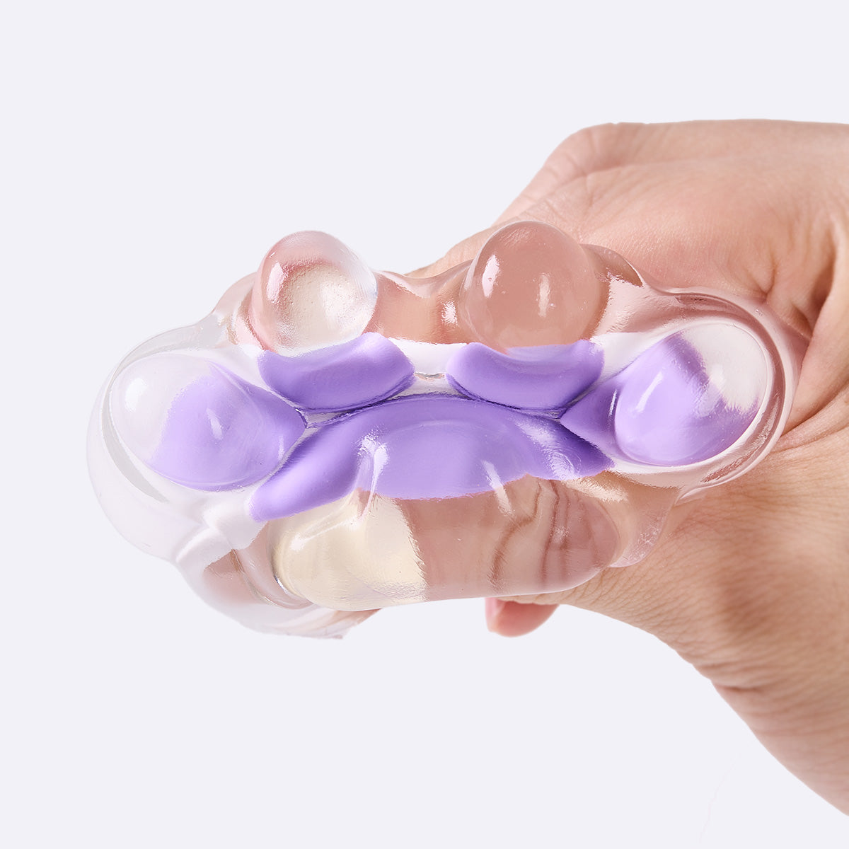 Nested Crystal-purple Paw Taba Squishy - Image 2