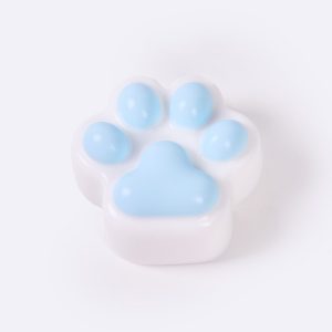 62g White-blue Paw Taba Squishy