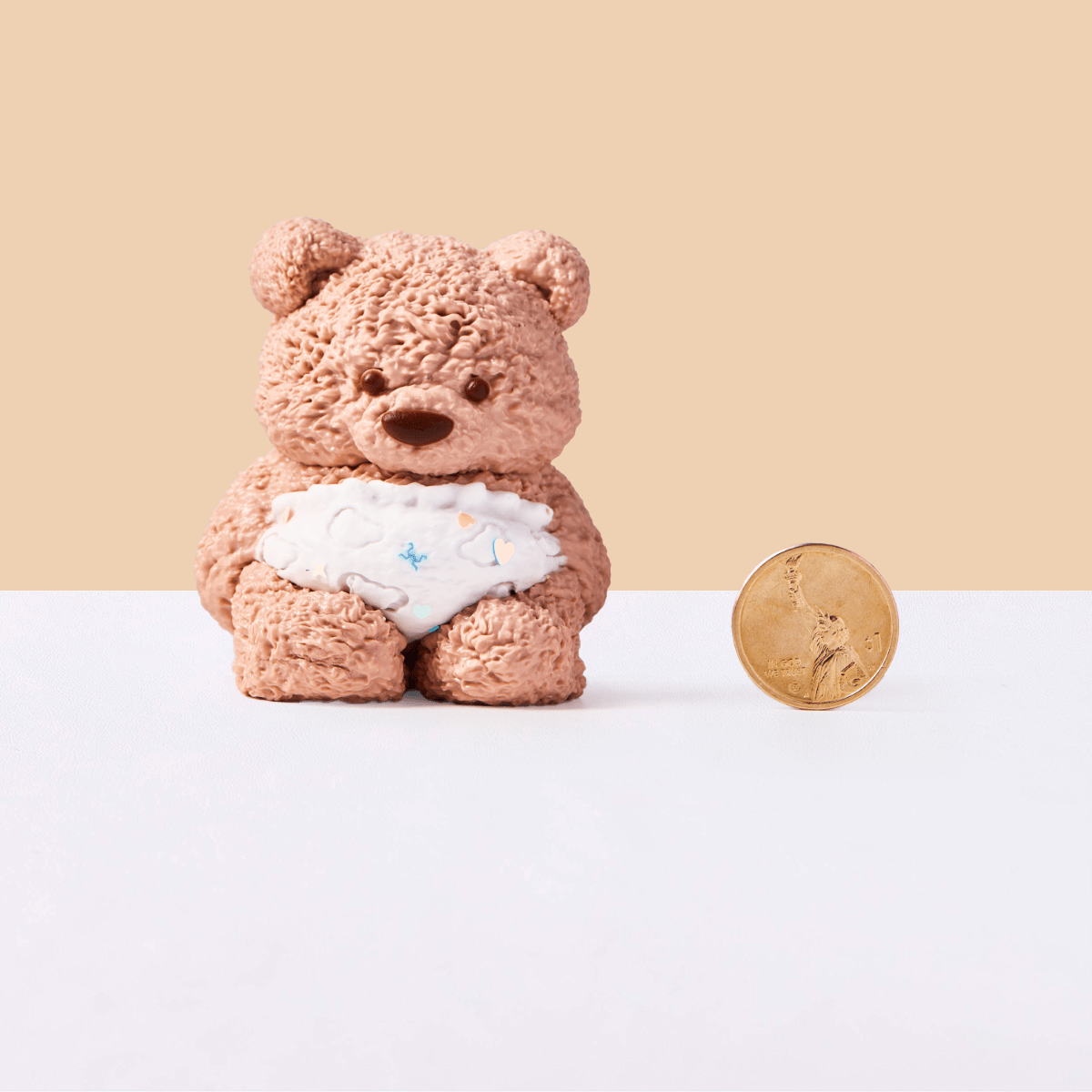 Brown Diaper Bear Taba Squishy - Image 2