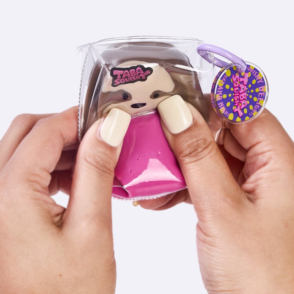 Little Sloth on Purple Ball Taba Squishy - Image 2