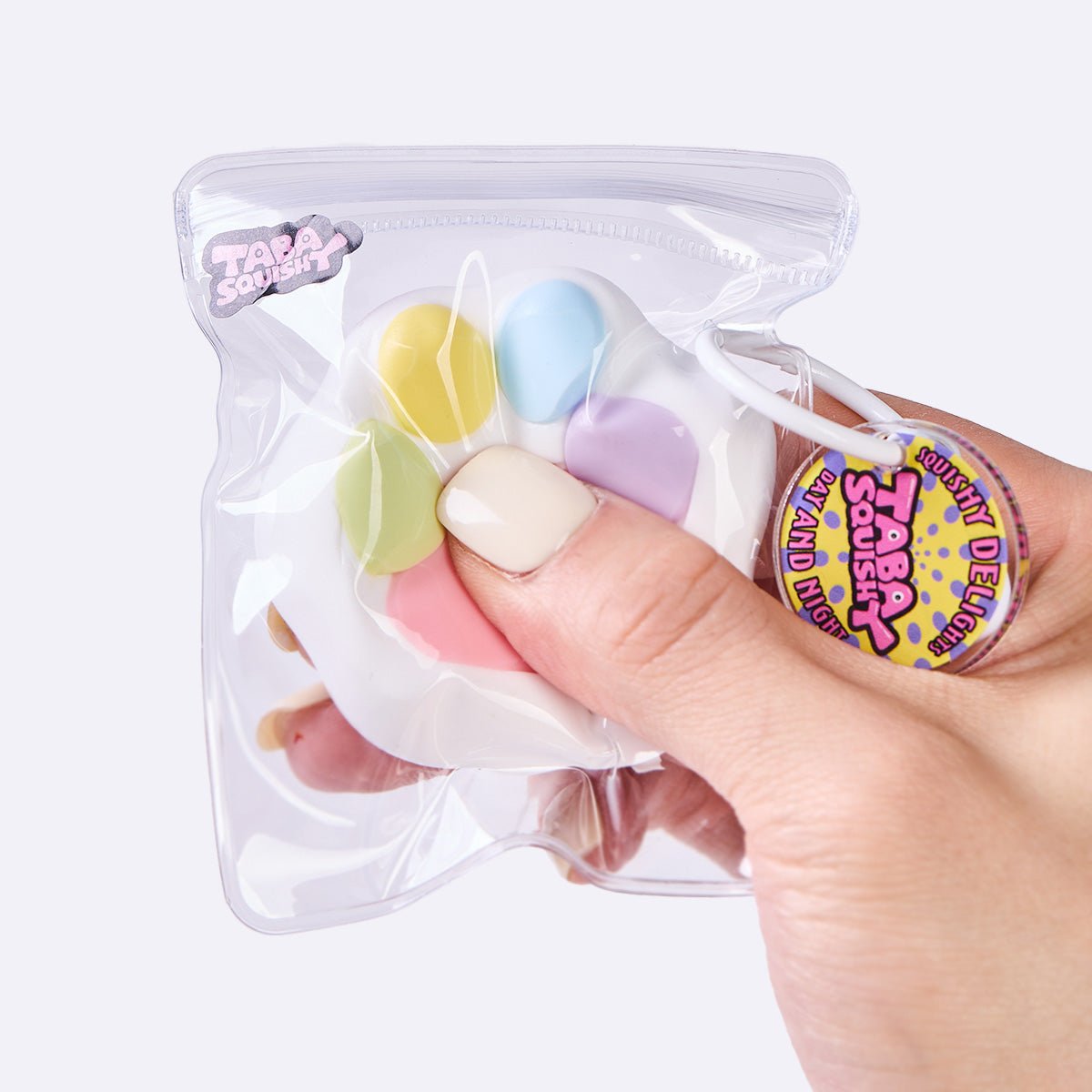45g White-colorful Paw Taba Squishy - Image 5