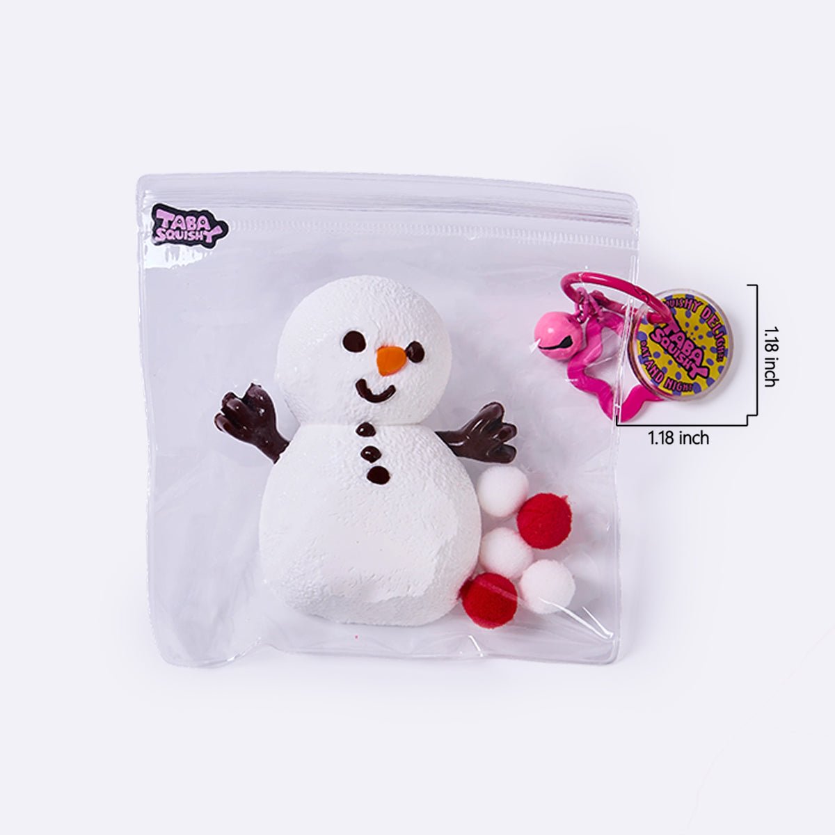 Smiling Snowman Taba Squishy - Image 7