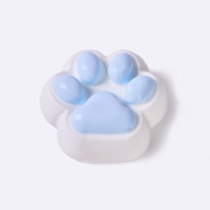 100g White-blue Paw Taba Squishy