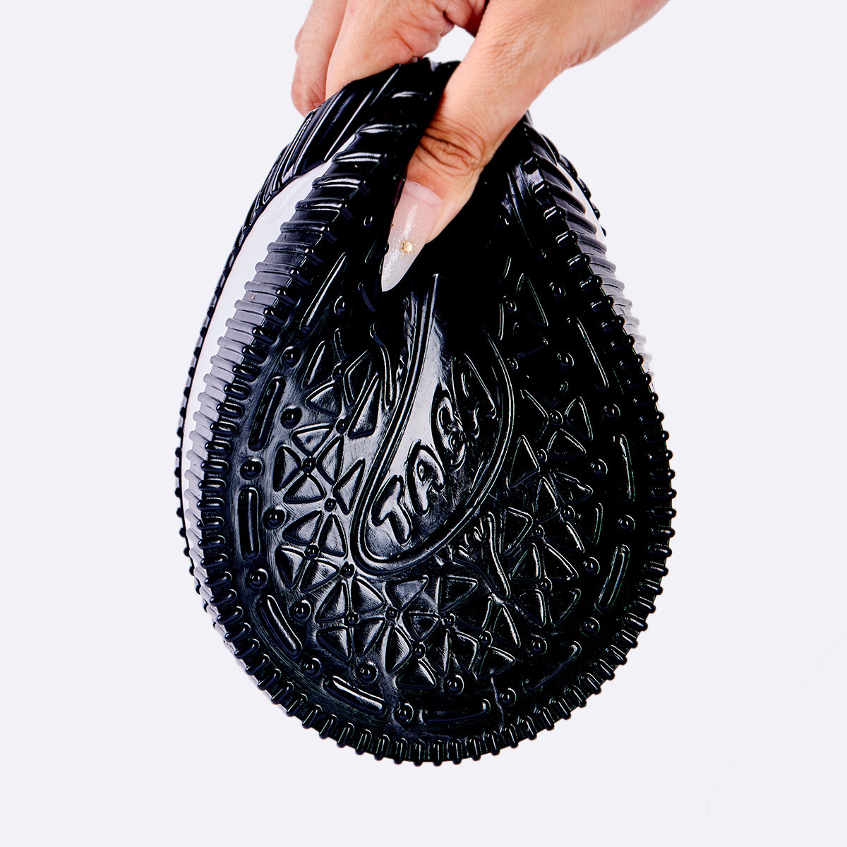 Jumbo Black-white Sandwich Cookie Taba Squishy - Image 2