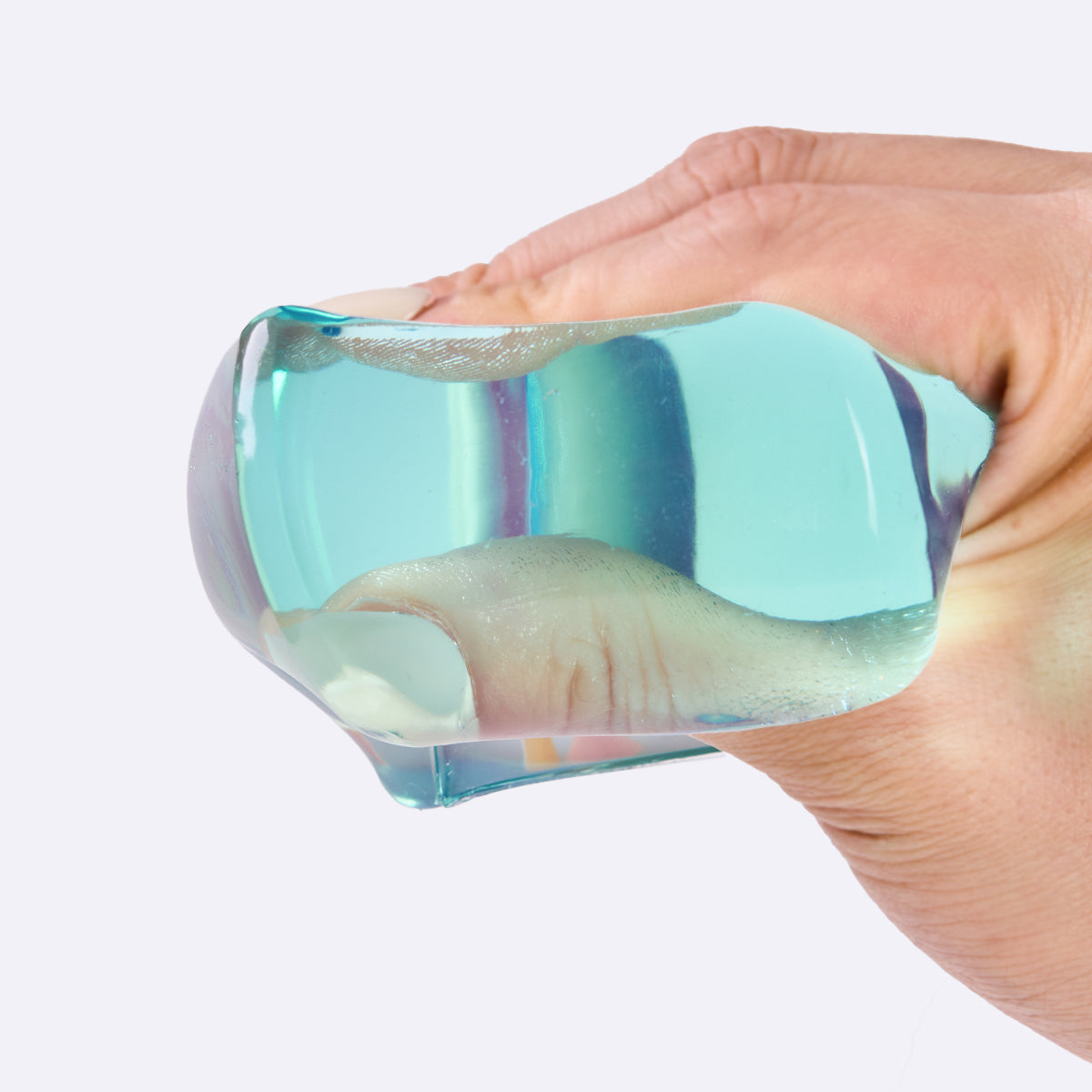 Crystal-blue Ice Cube Taba Squishy - Image 2