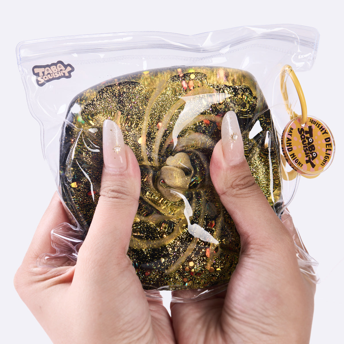 Nested Gold Space Ice Cube Taba Squishy - Image 5