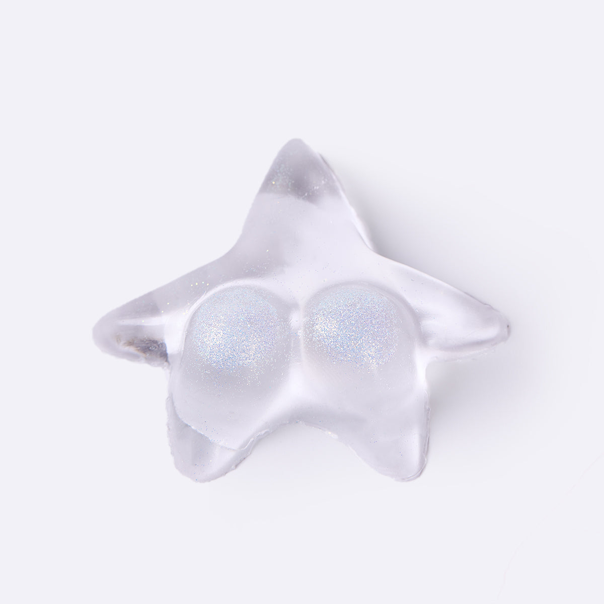Glitter Clear-blue Starfish Taba Squishy