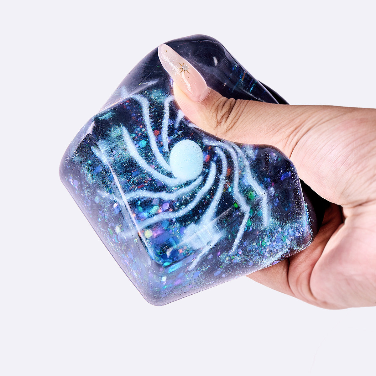 Nested Blue Space Ice Cube Taba Squishy - Image 2
