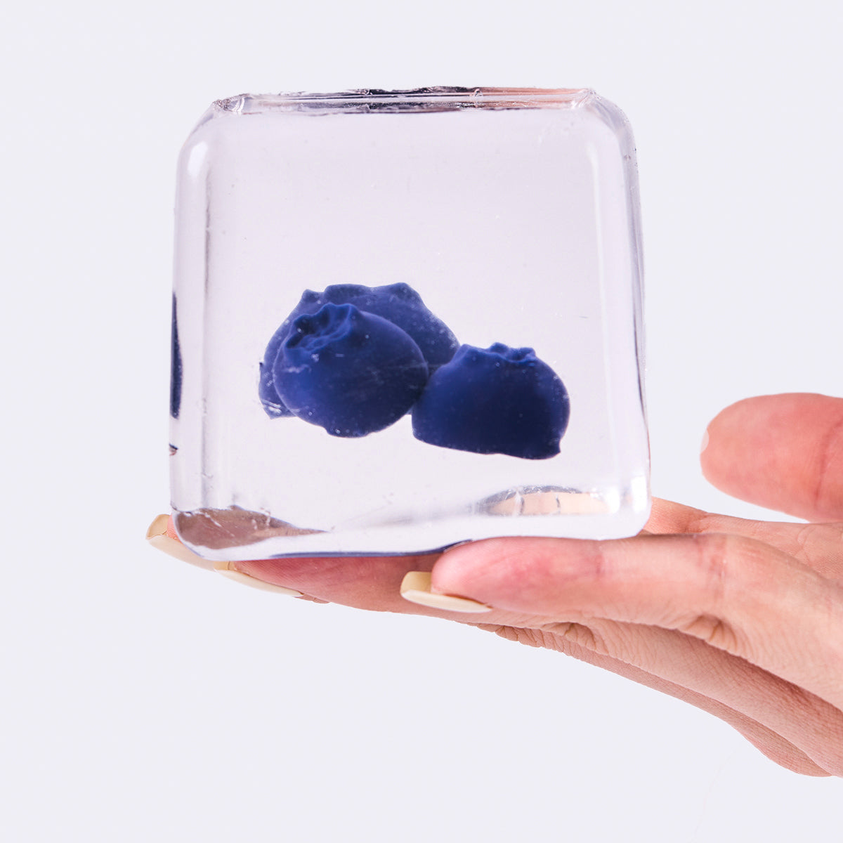 Nested Triple Blueberry Ice Cube Taba Squishy - Image 3