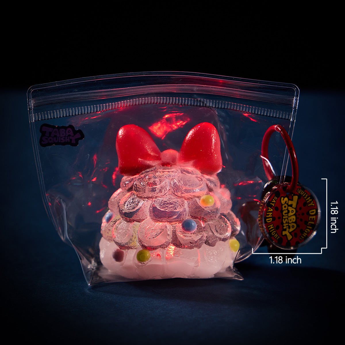 Xmas Tree with Red Light Taba Squishy - Image 5