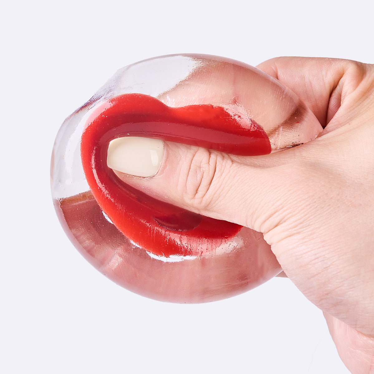 Nested Crystal Red Heart Taba Squishy - Image 4