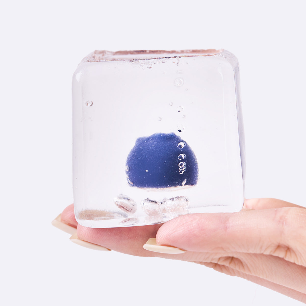 Nested Blueberry Cute Ice Cube Taba Squishy - Image 3