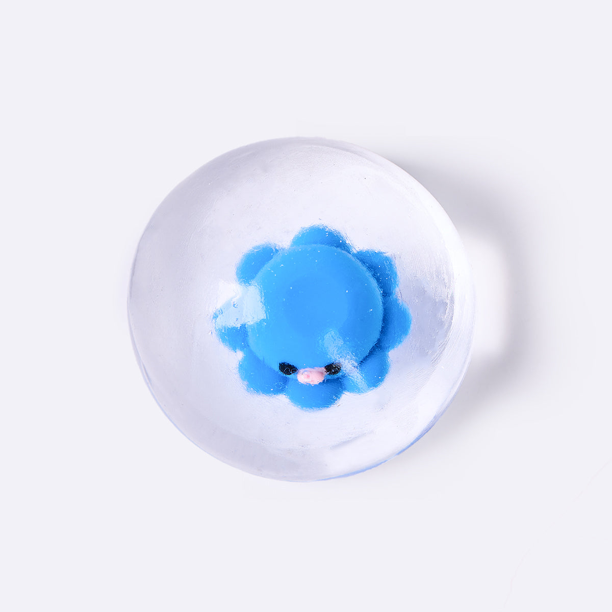 Nested Crystal Blue Octopus Taba Squishy