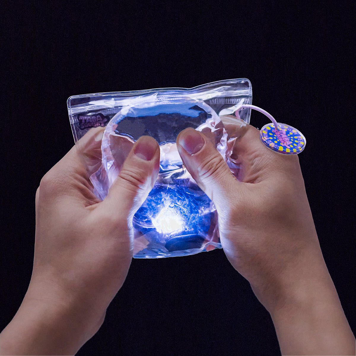 100g Clear Skull with Light Taba Squishy - Image 4