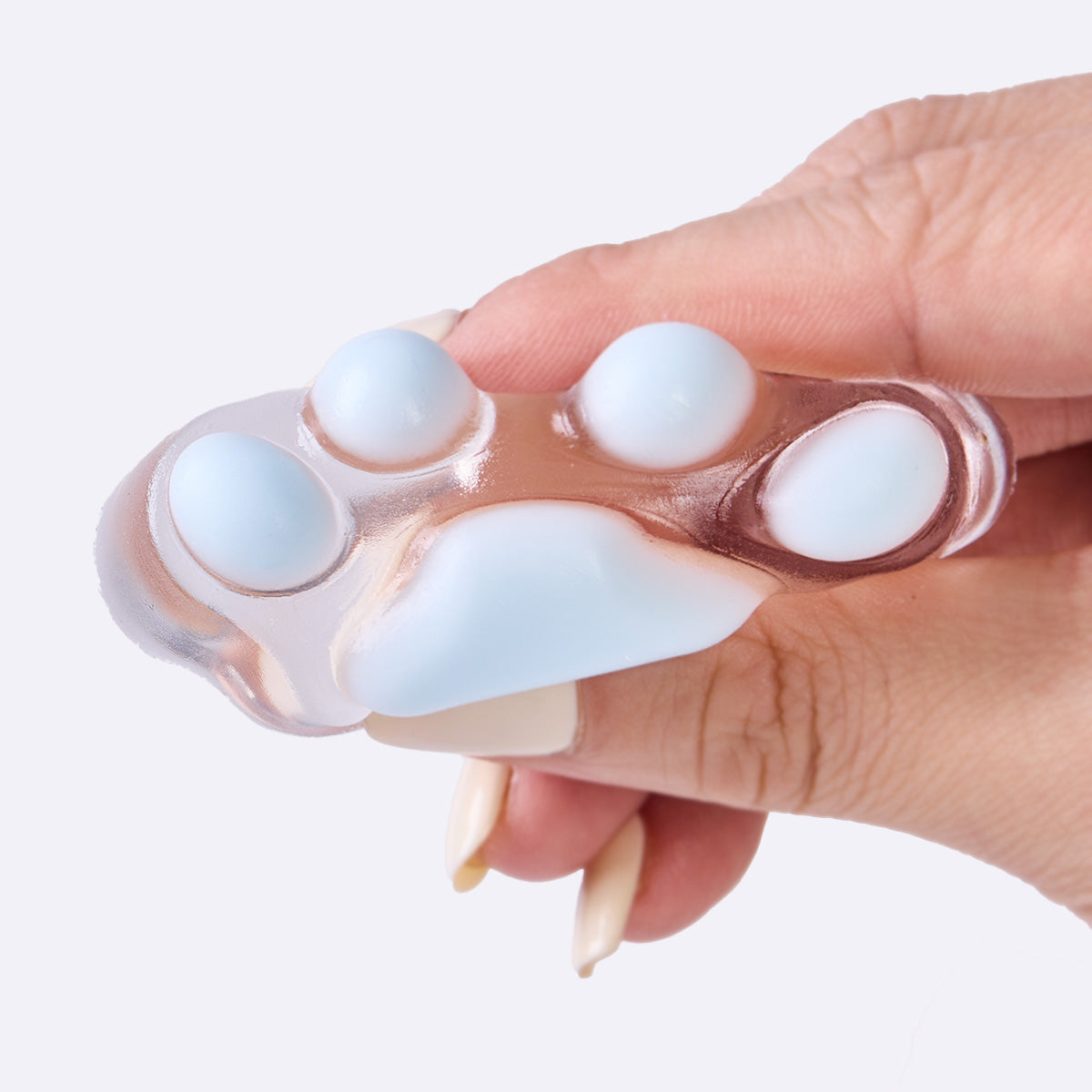 45g Transparent-blue Paw Taba Squishy - Image 2