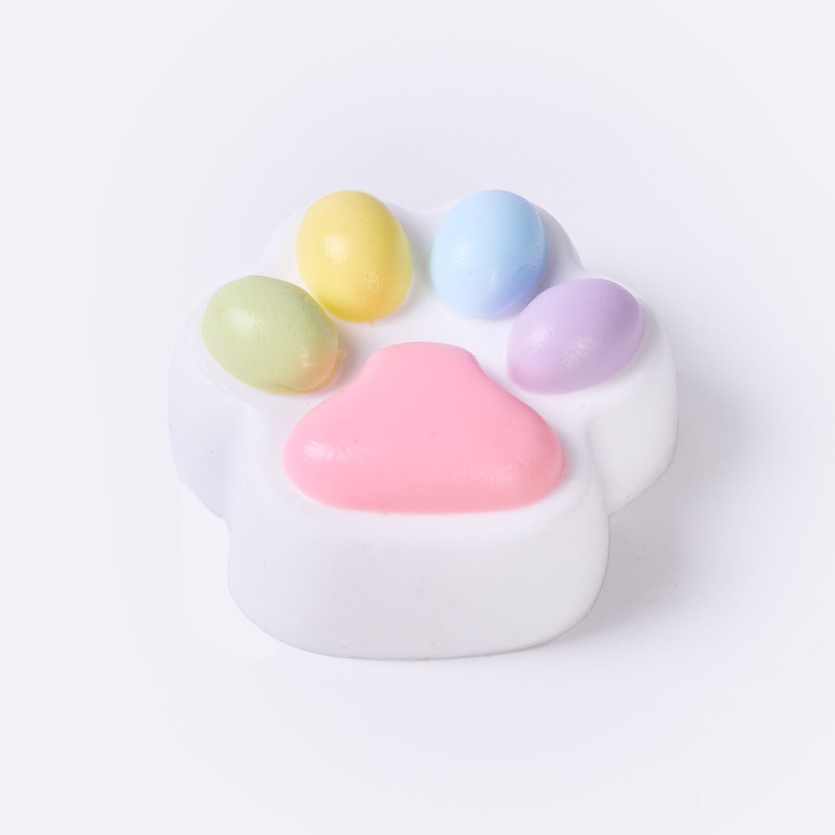 45g White-colorful Paw Taba Squishy