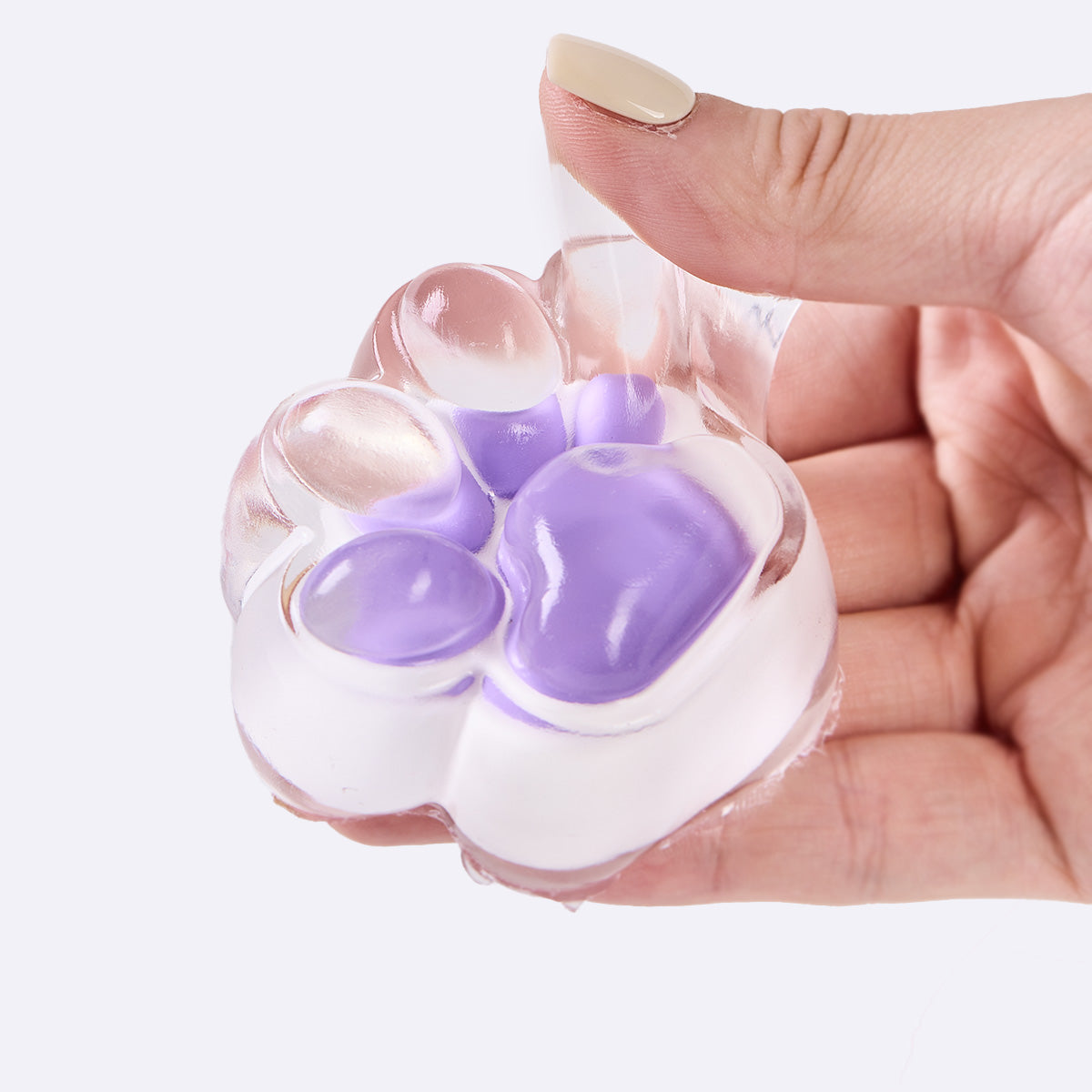 Nested Crystal-purple Paw Taba Squishy - Image 3