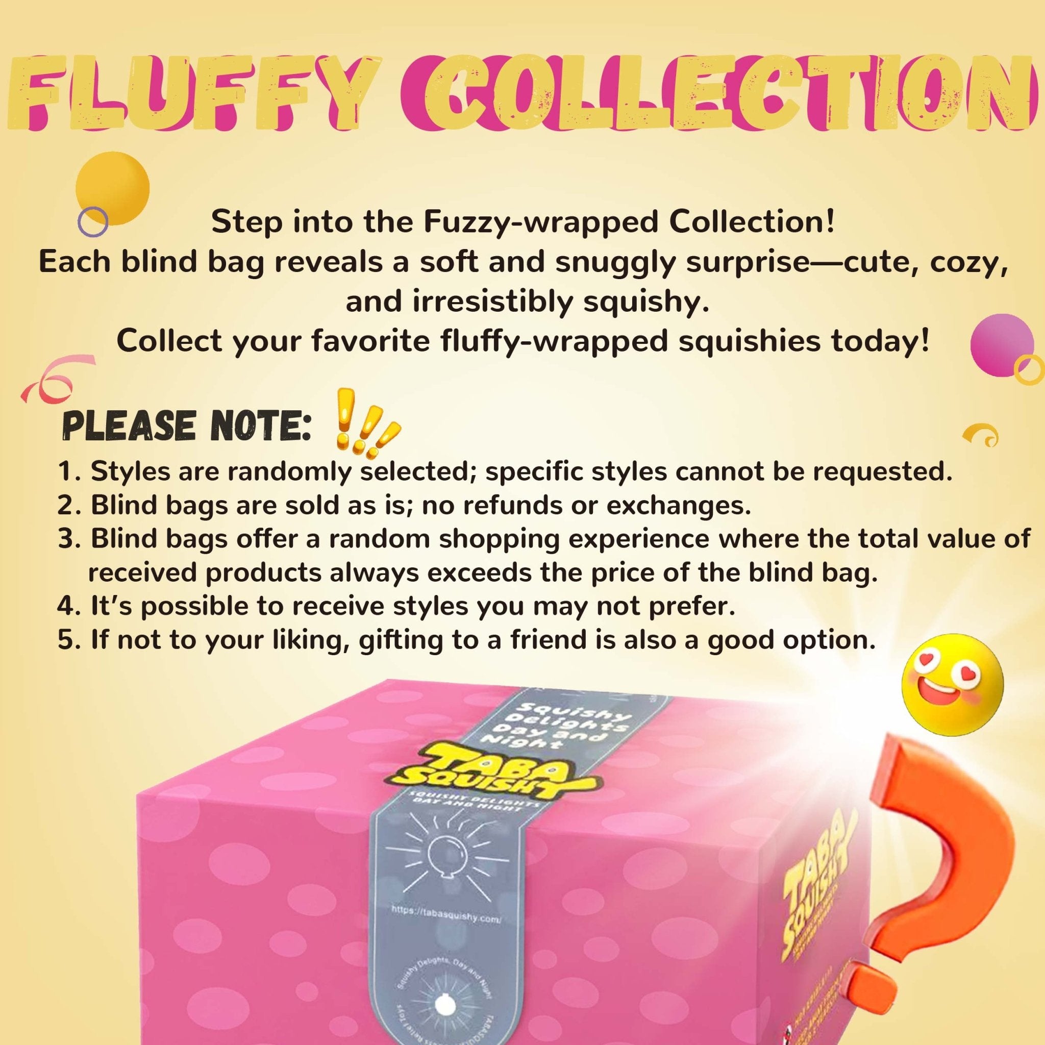 Flocked Blind Bag Taba Squishy - Image 2