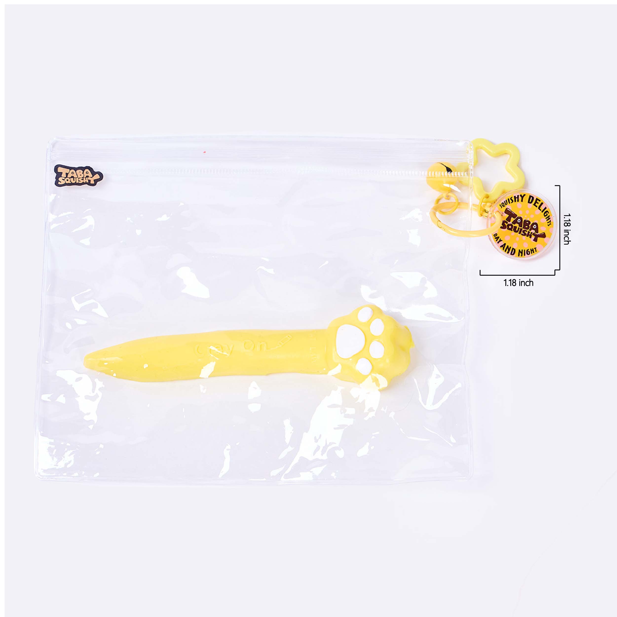 Yellow Crayon Taba Squishy - Image 6