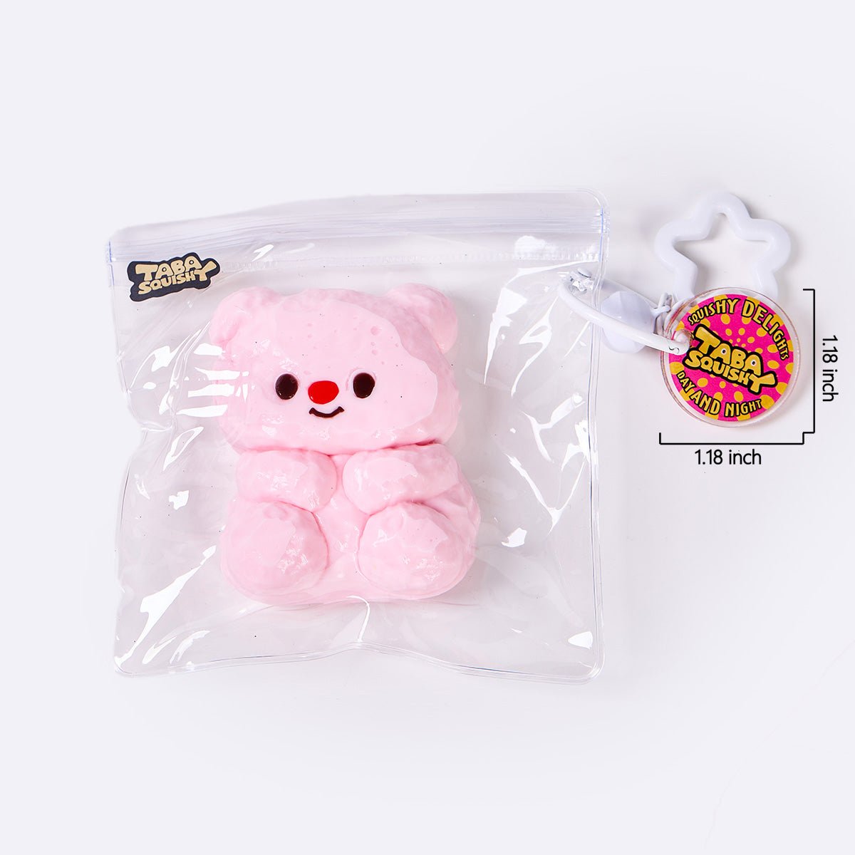 Pink Bear Taba Squishy - Water Like - Image 6