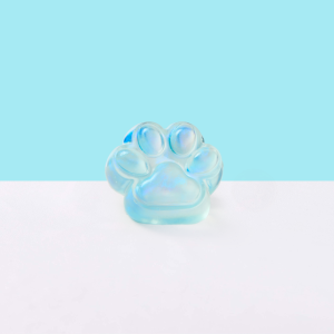 Glitter Blue Paw Taba Squishy