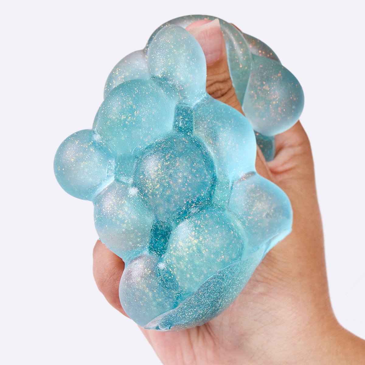 Glitter Blue Ice Cube Taba Squishy - Image 3