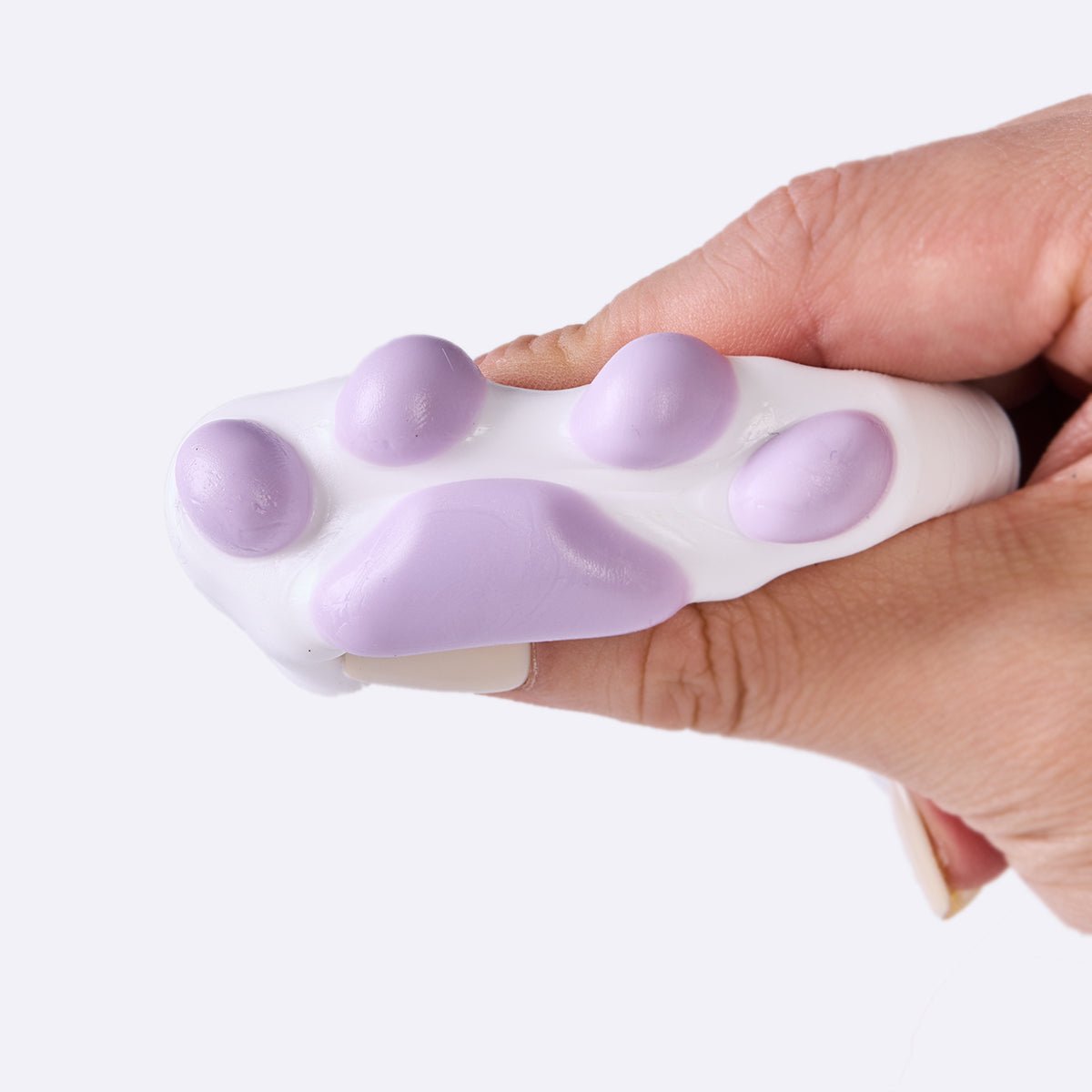 45g White-purple Paw Taba Squishy - Image 2