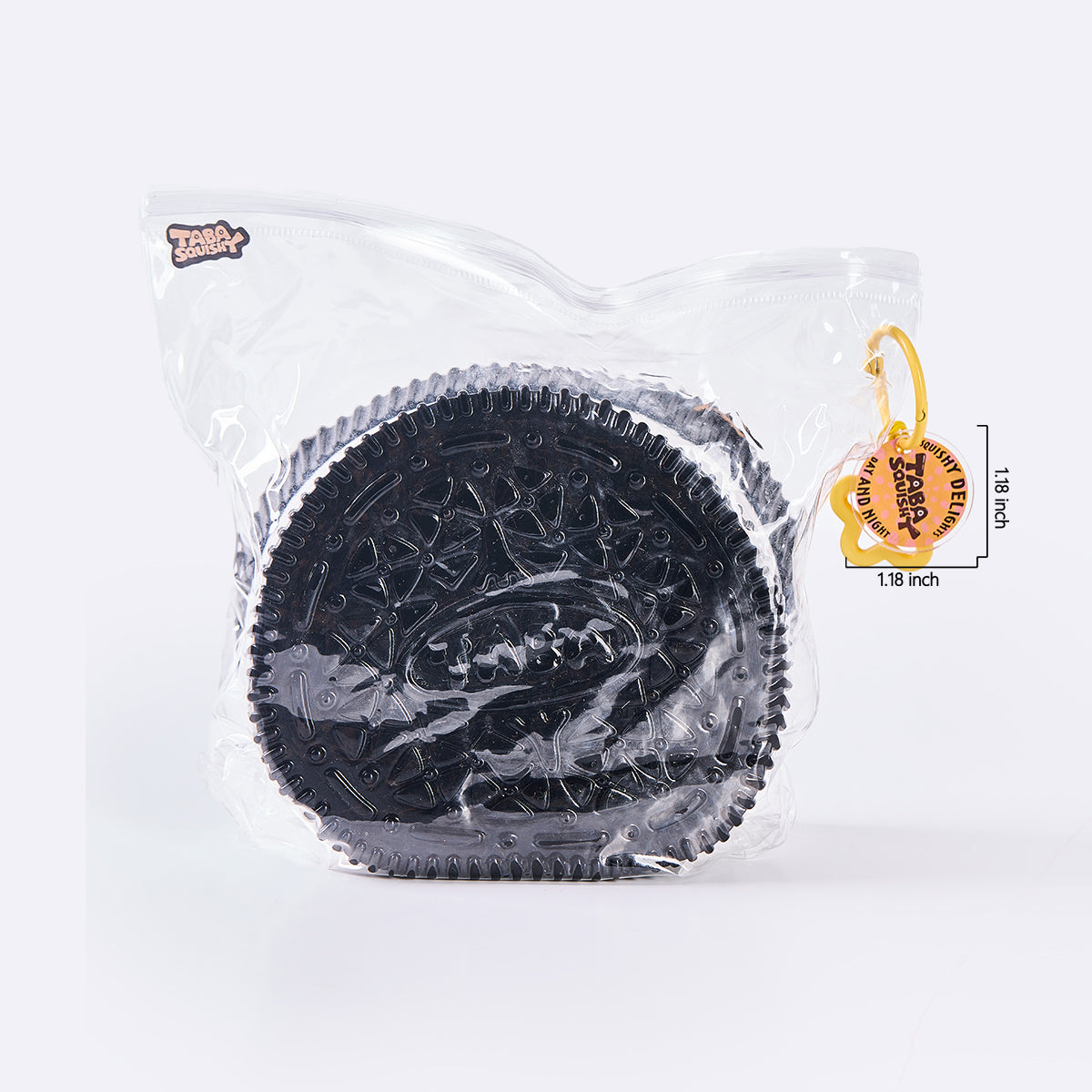 Jumbo Black-white Sandwich Cookie Taba Squishy - Image 6