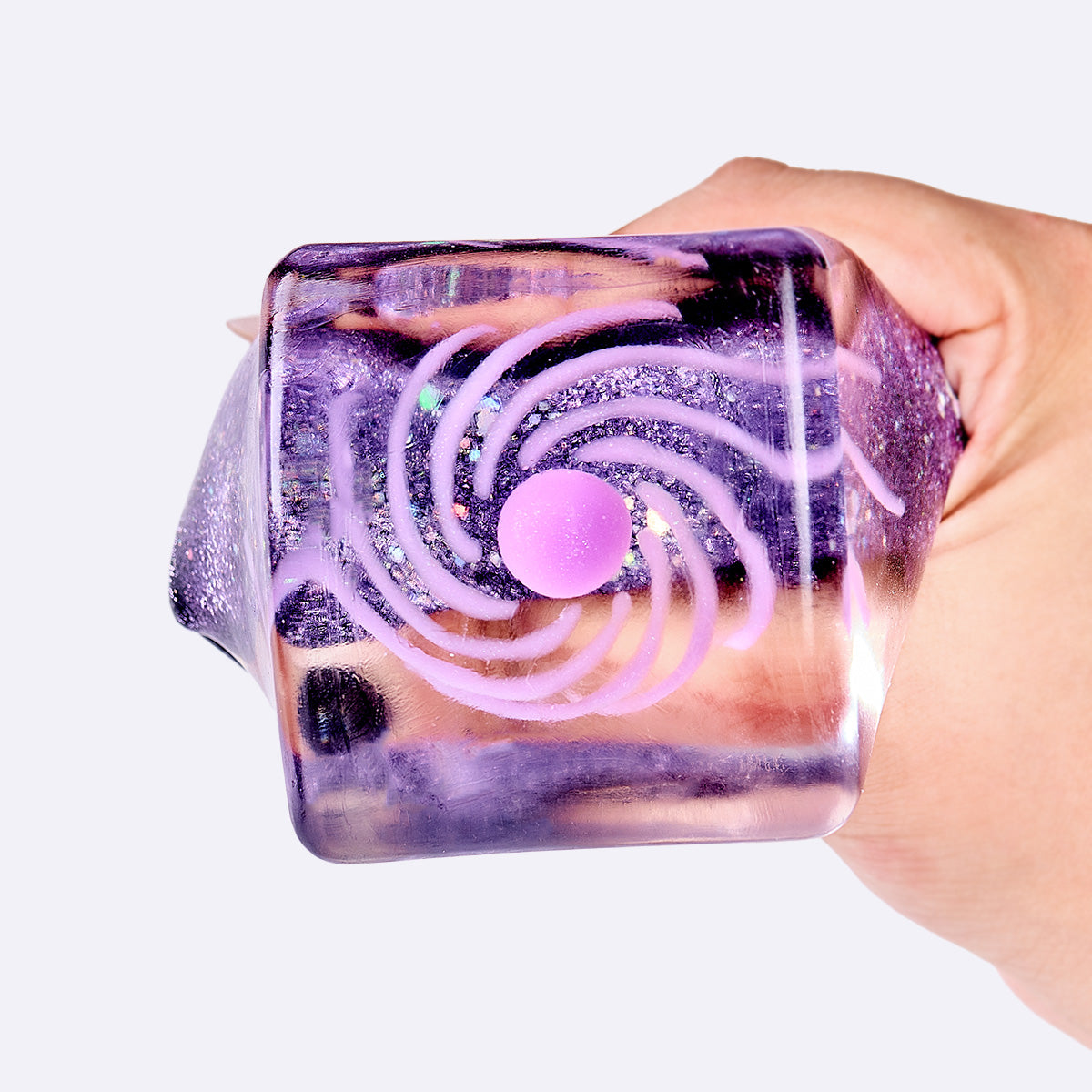 Nested Light Purple Space Ice Cube Taba Squishy - Image 2