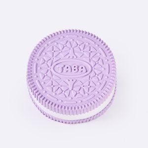 Jumbo Purple-white Sandwich Cookie Taba Squishy